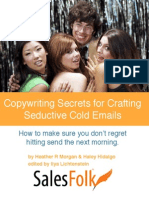 Copywriting Secrets For Crafting Seductive Cold Emails