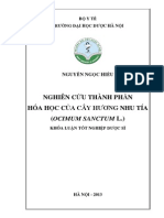 Nghiên cứu thành phần hóa học của cây hương nhu tía (Ocimum Sanctum L) PDF