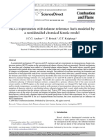 HCCI Experiments With Toluene Reference Fuels Modeled by