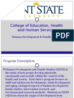 College of Education, Health and Human Services: Human Development & Family Studies