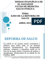 Presentacion Ejes de La Reforma de Salud