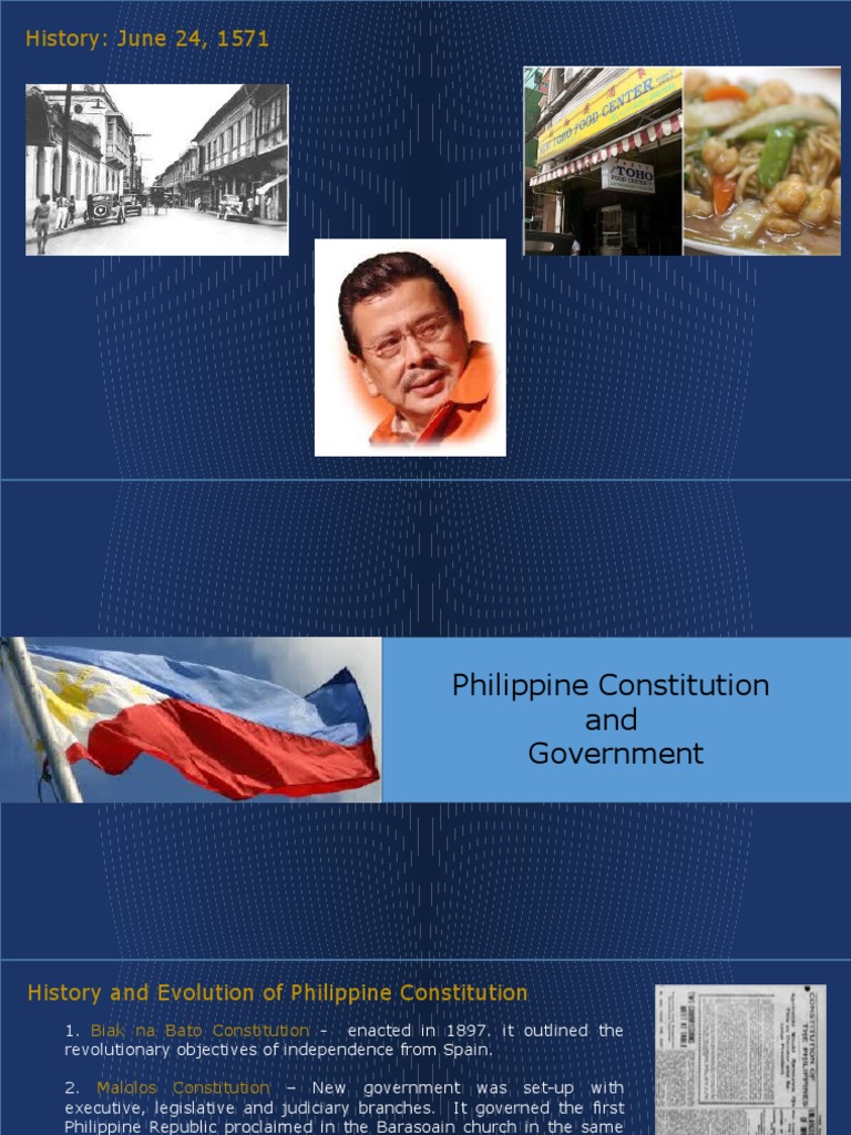 Philippine Constitution Constitution Sources Of Law