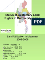 Burma Customary Land Rights Presentation