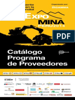 Catalogo Proveedores Mina 2014