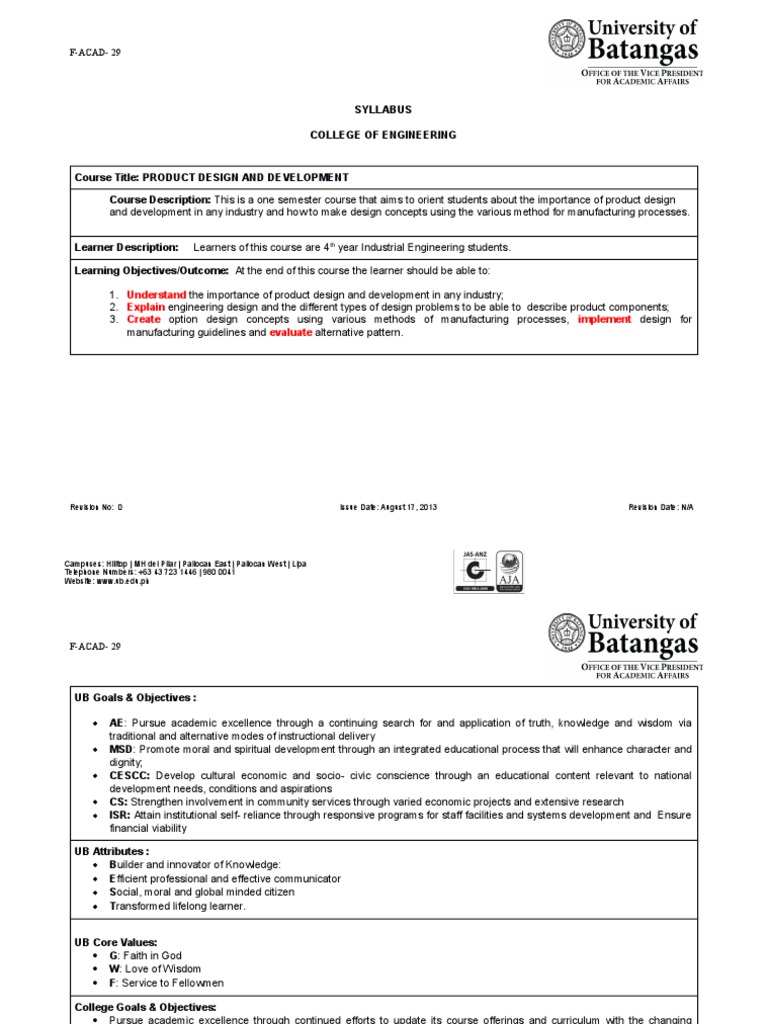 Product Design And Development PDF Engineering Design