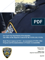 NYPD Body Camera Report