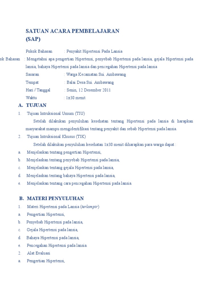 Materi Hipertensi Pada Lansia