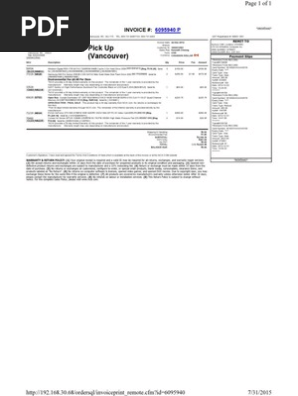 INVOICE #_  6095940