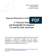 REGIONAL INTEGRATION IN LATIN AMERICAtica