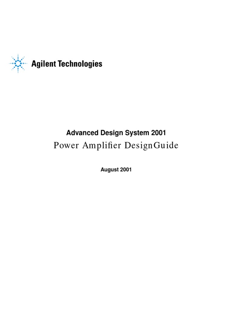 Agilent Power Amplifier Design Guide Download Free PDF Field Effect