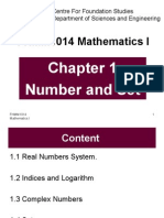  Chapter 1 Number and Set