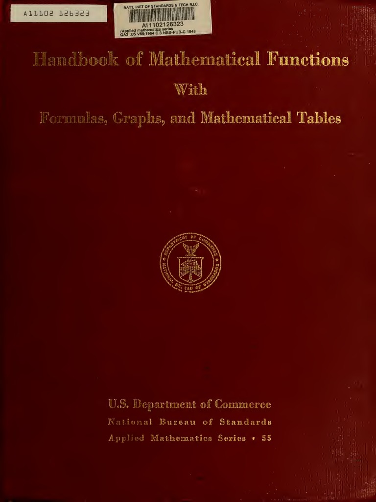 Handbook of Ma Them 1964 Abra | PDF | Interpolation | Recurrence