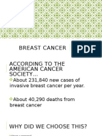 Breast Cancer in Women - Semester Long Project Powerpoint