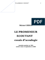 CHION, Michel Le - Promeneur - Ecoutant PDF