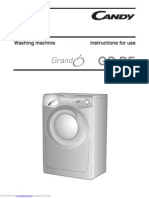 Candy GO DF Washing Machine Instruction Manual