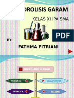 Materi Hidrolisis Garam