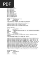 EMP and Dept Tables Scripts