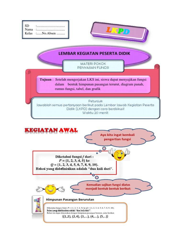 Lks Matematika Kelas 8