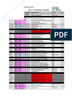 2014 Sem 2 Exam Timetable (All Students)