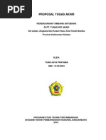 Download Proposal TA Judul Perencanaan Tambang by ali khadafi SN273206592 doc pdf