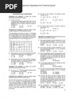 122important Questions Quant