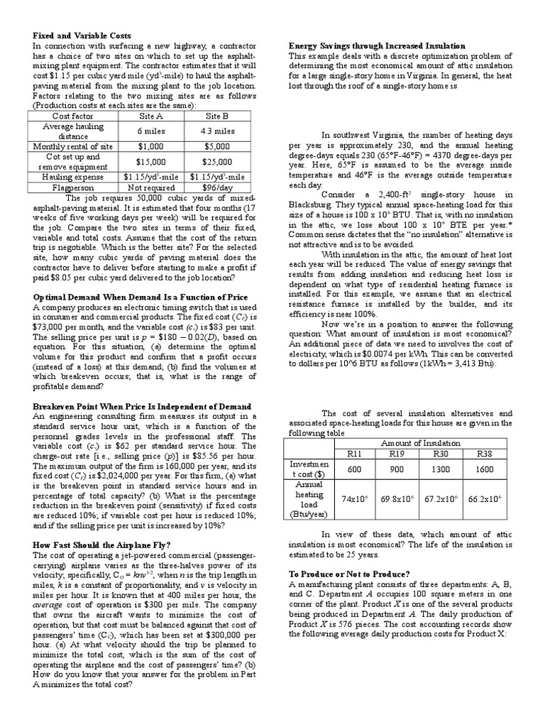 Chapter 2 Engg Eco Reviewer | PDF | Building Insulation | Nature