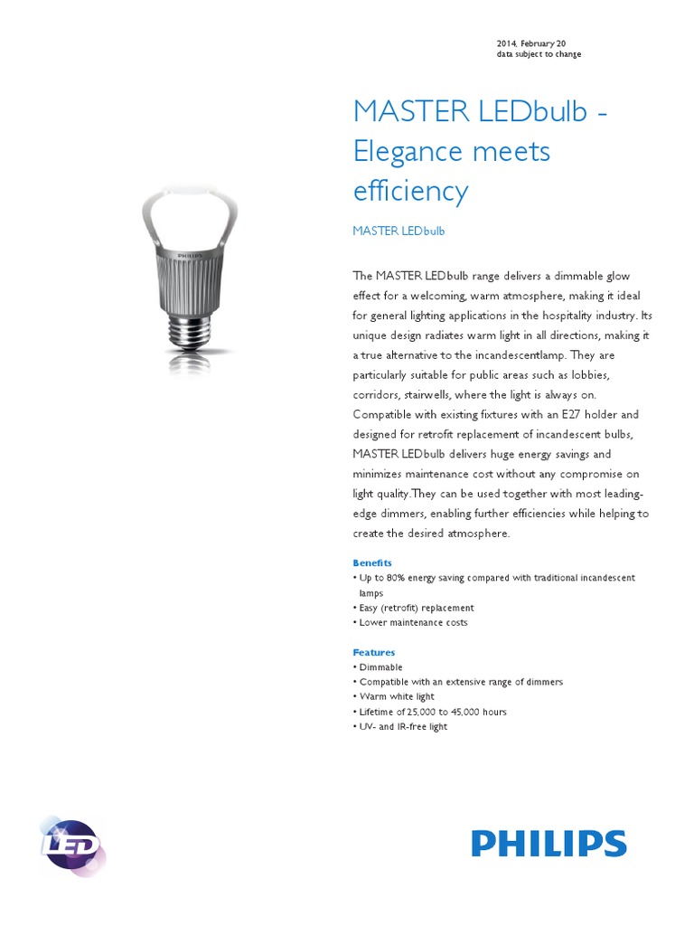 Katalog Lampu LED Philips Incandescent Light Bulb Lighting Katalog Lampu LED Philips Incandescent Light Bulb Lighting