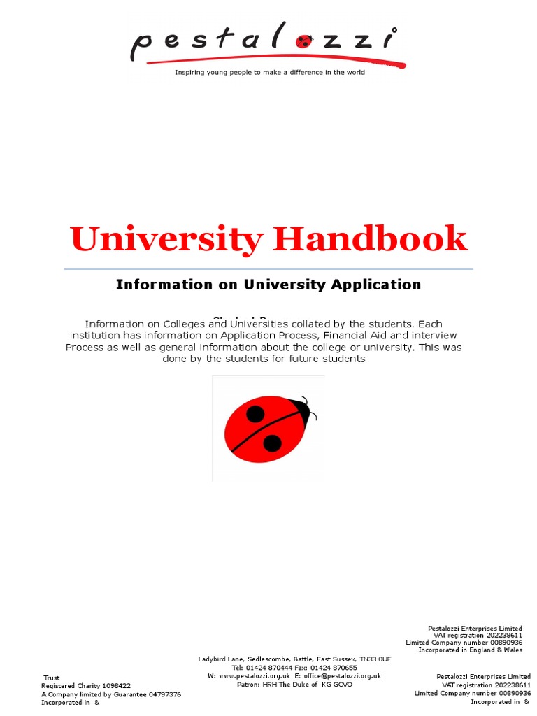 University Handbook.docx Student Financial Aid In The United States