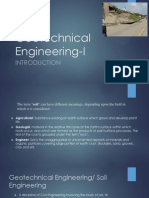 Geotechnical Engineering-I Introduction