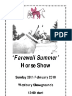 Farewell Summer': Horse Show