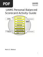 UAMS Personal Balanced Scorecard Activity Guide