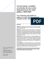 Cabrera (2007) Uso de Teorías y Modelos en Revistas de Salud Pública PDF