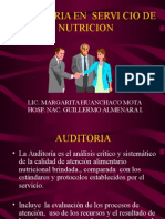 Auditoria Servicios de Nutricion