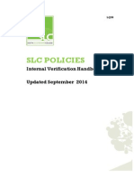 LQS6 Internal Verification Handbook