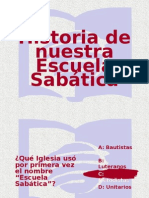 Historia Escuela Sabatica