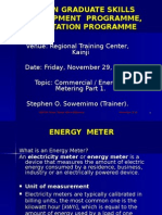 Commercial-Energy Metering - First Session - PP