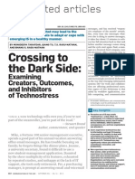 Crossing To The Dark Side:: Examining Creators, Outcomes, and Inhibitors of Technostress