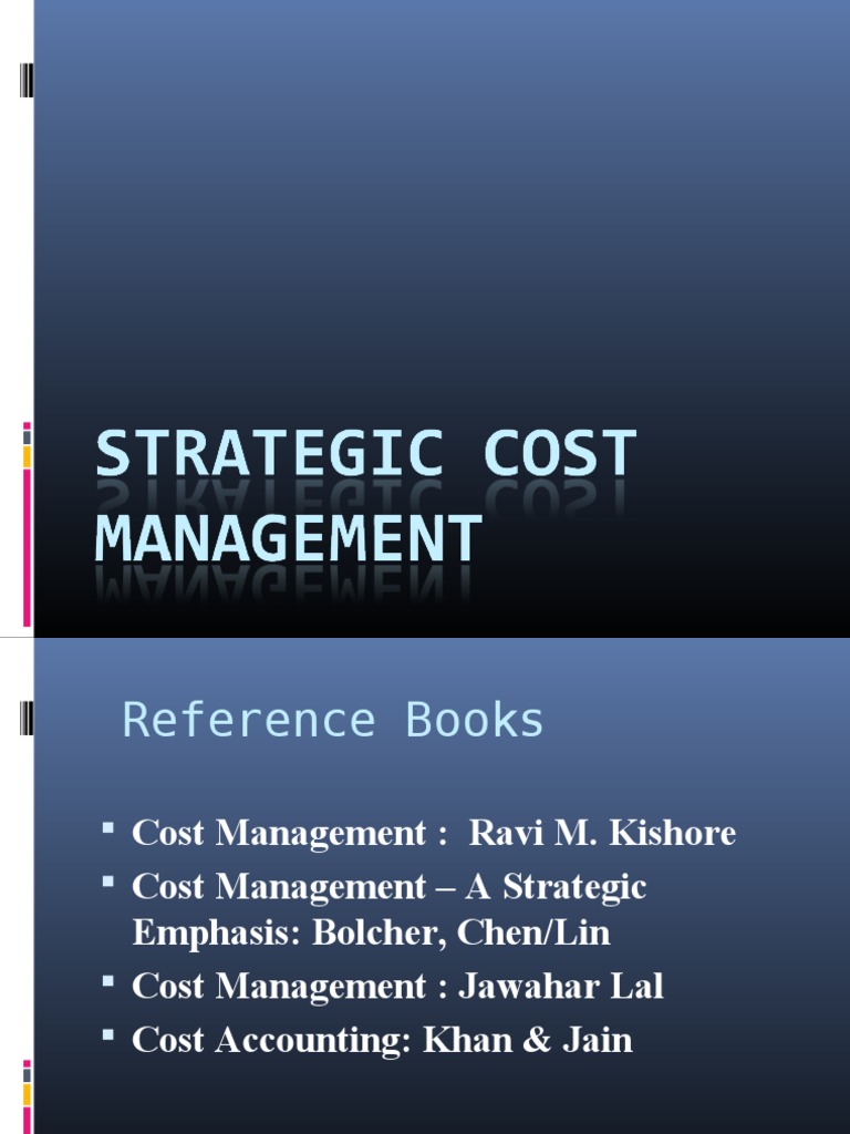 Strategic Cost Management Insights | PDF | Financial Accounting ...