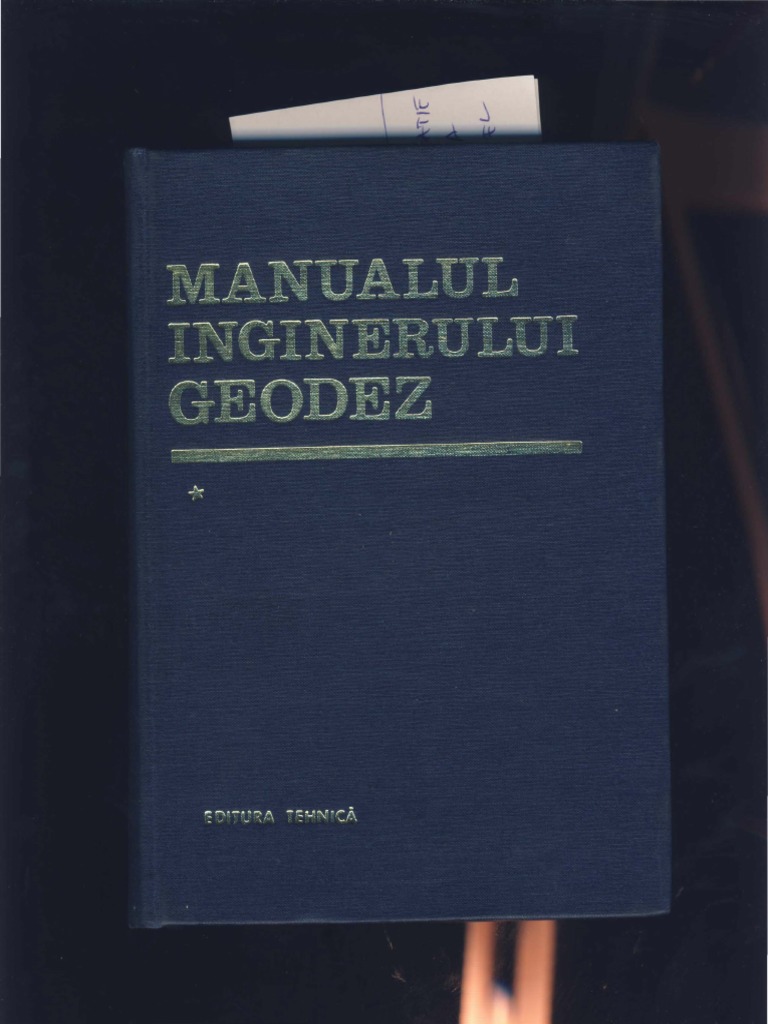 manualul inginerului geodez