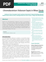 Chromobacterium Violaceum Sepsis in Minas Gerais