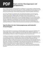 Jener dauernde Disput zwischen Muessiggaengern und Koerperertuechtigungskanonen...