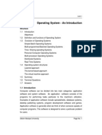 Operating System Introduction