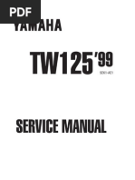 Download Yamaha TW 125 Service Manual - 1999 by slawkomax SN27325375 doc pdf