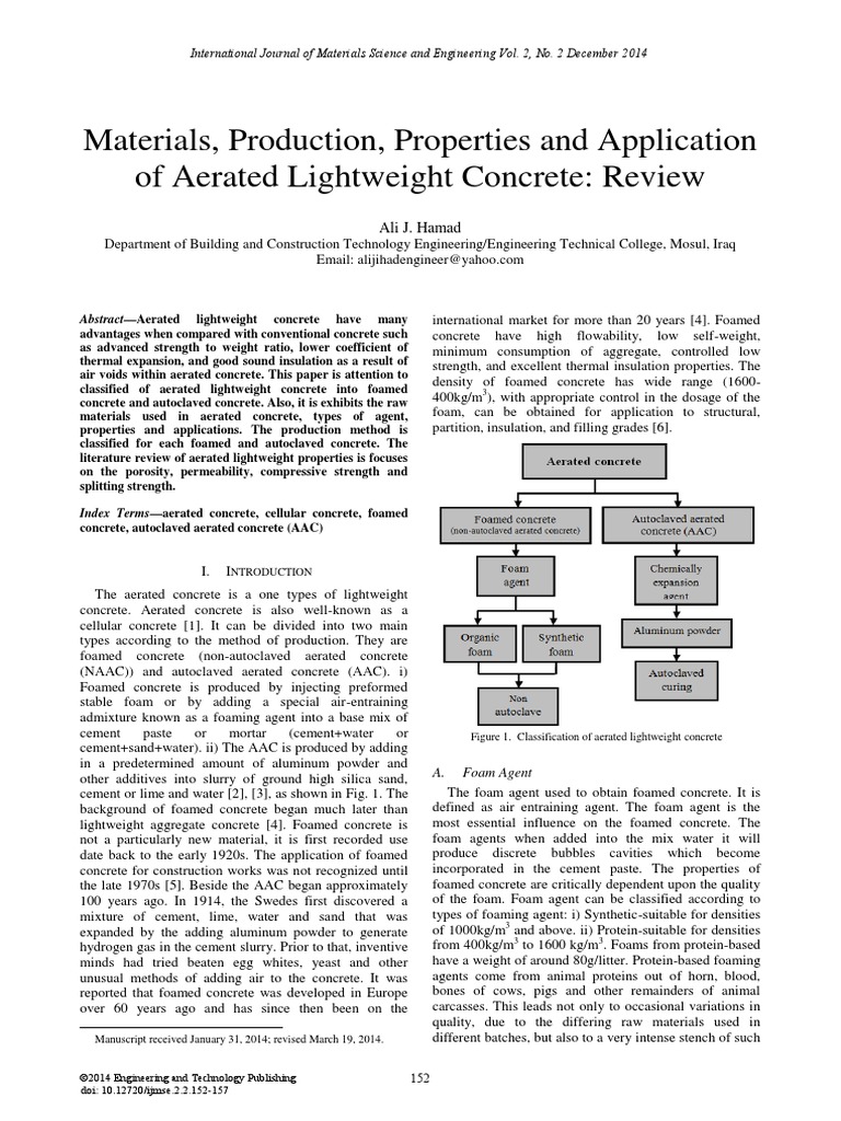 Lightweight Concrete Pdf Porosity Concrete