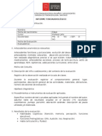 Formato Informe Fonoaudiologico en Niños y Adolescentes