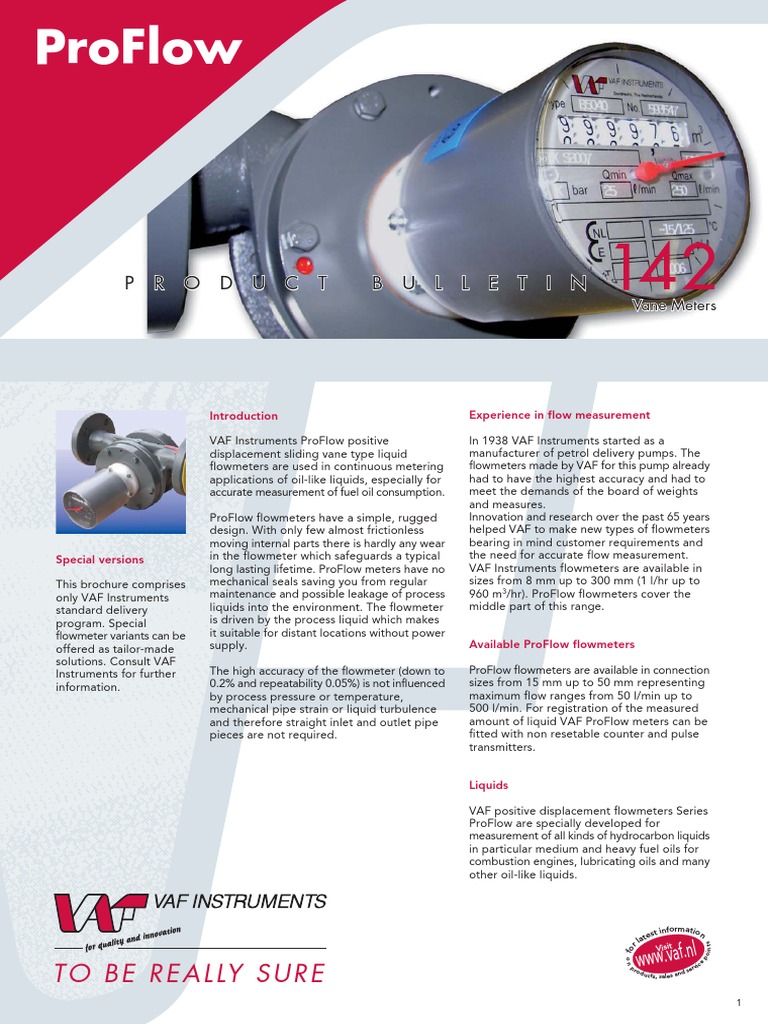 Instrumentação - Vazão - VAF | PDF | Flow Measurement | Viscosity