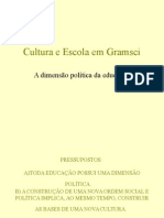 Cultura e Escola Em Gramsci