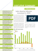 Telecom Intelligence Series: "Latin America Telecoms Investment in 2010"