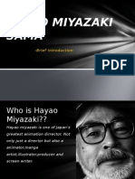 Hayao Miyazaki Sama: - Brief Introduction