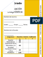 3er Grado - Evaluación Diagnóstica (2014-2015)